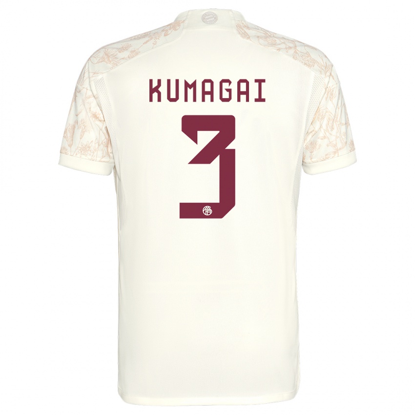 Herren Saki Kumagai #3 Cremefarben Ausweichtrikot Trikot 2023/24 T-Shirt Schweiz