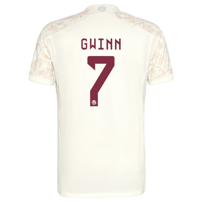 Herren Giulia Gwinn #7 Cremefarben Ausweichtrikot Trikot 2023/24 T-Shirt Schweiz