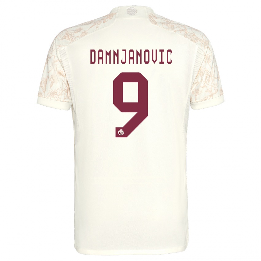 Herren Jovana Damnjanovic #9 Cremefarben Ausweichtrikot Trikot 2023/24 T-Shirt Schweiz