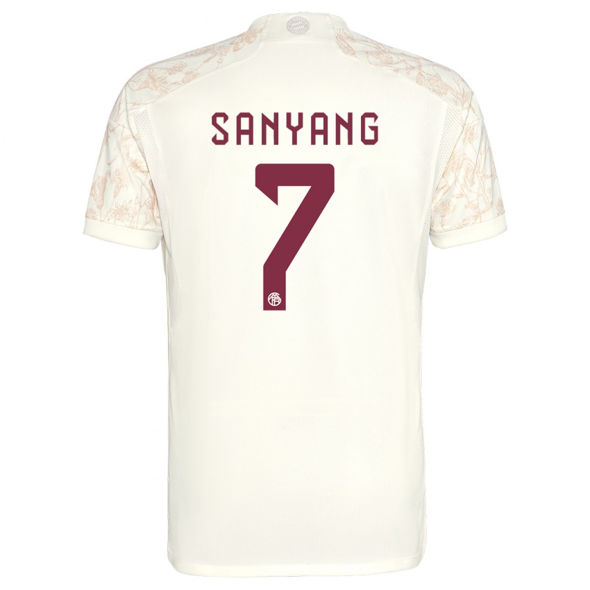 Herren Mamin Sanyang #7 Cremefarben Ausweichtrikot Trikot 2023/24 T-Shirt Schweiz