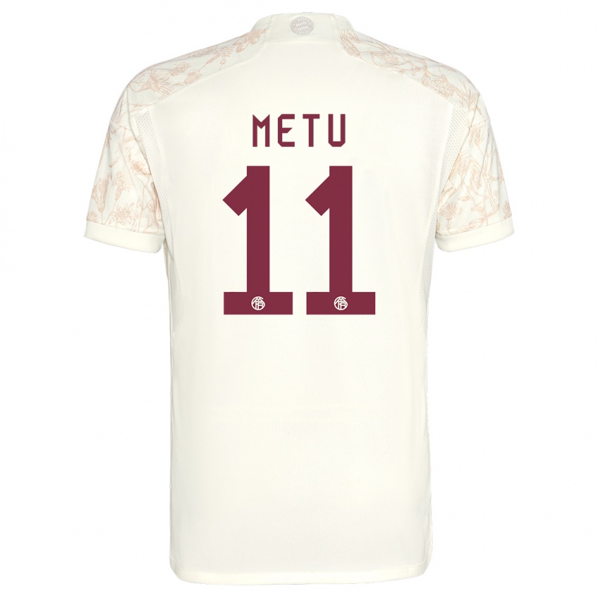 Herren Emilian Metu #11 Cremefarben Ausweichtrikot Trikot 2023/24 T-Shirt Schweiz