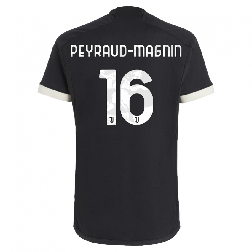 Herren Pauline Peyraud-Magnin #16 Schwarz Ausweichtrikot Trikot 2023/24 T-Shirt Schweiz