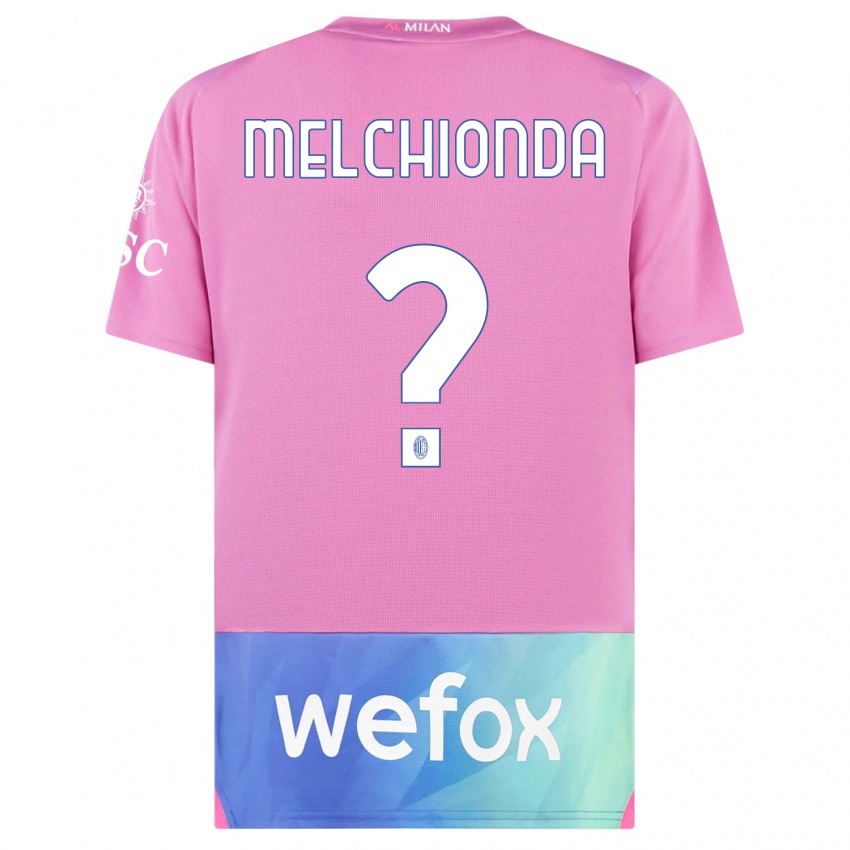 Herren Marco Melchionda #0 Pink Lila Ausweichtrikot Trikot 2023/24 T-Shirt Schweiz