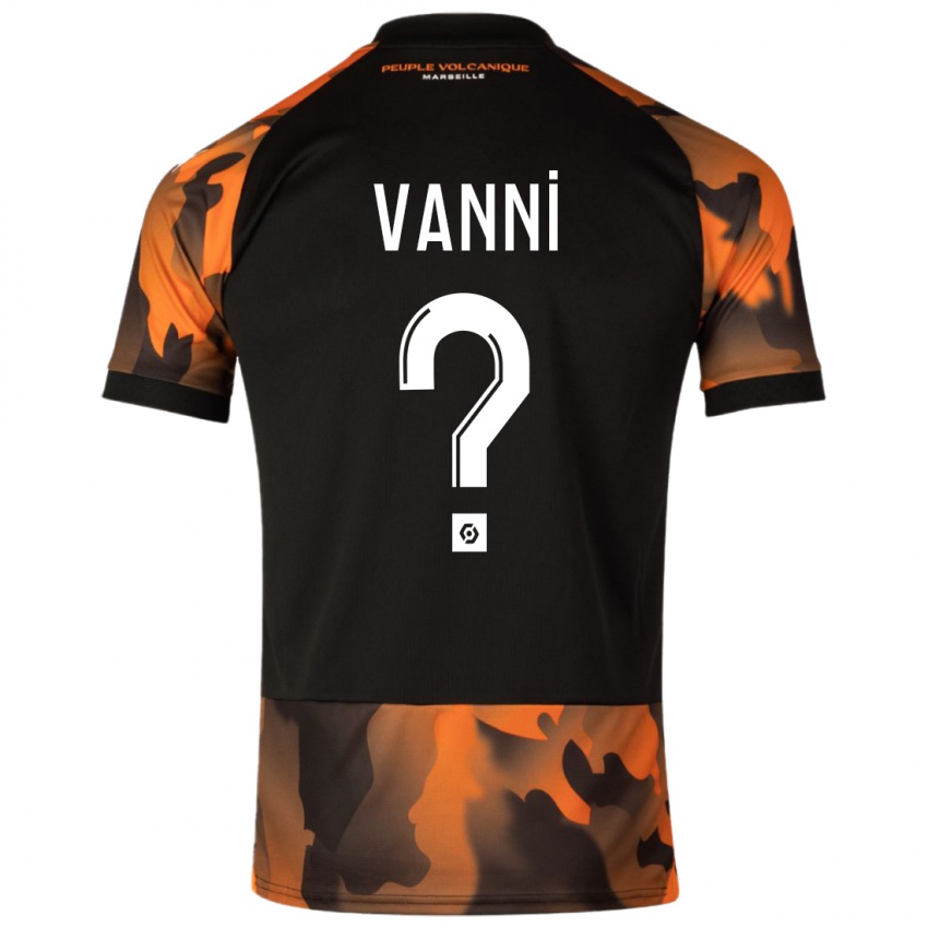 Herren Fabio Vanni #0 Schwarzorange Ausweichtrikot Trikot 2023/24 T-Shirt Schweiz
