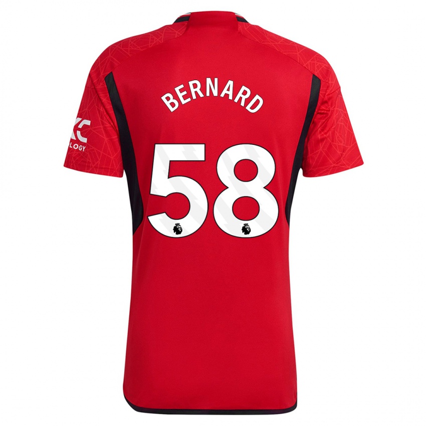 Damen Bernard #58 Rot Heimtrikot Trikot 2023/24 T-Shirt Schweiz