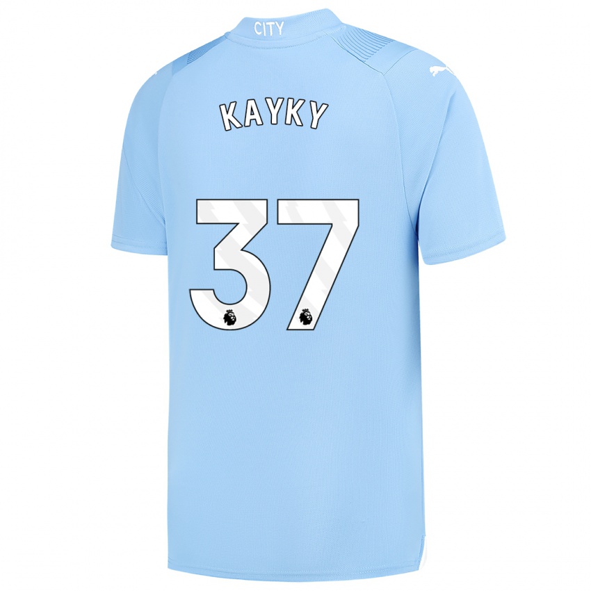 Femme Maillot Kayky #37 Bleu Clair Tenues Domicile 2023/24 T-Shirt Suisse