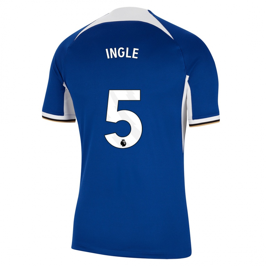 Femme Maillot Sophie Ingle #5 Bleu Tenues Domicile 2023/24 T-Shirt Suisse