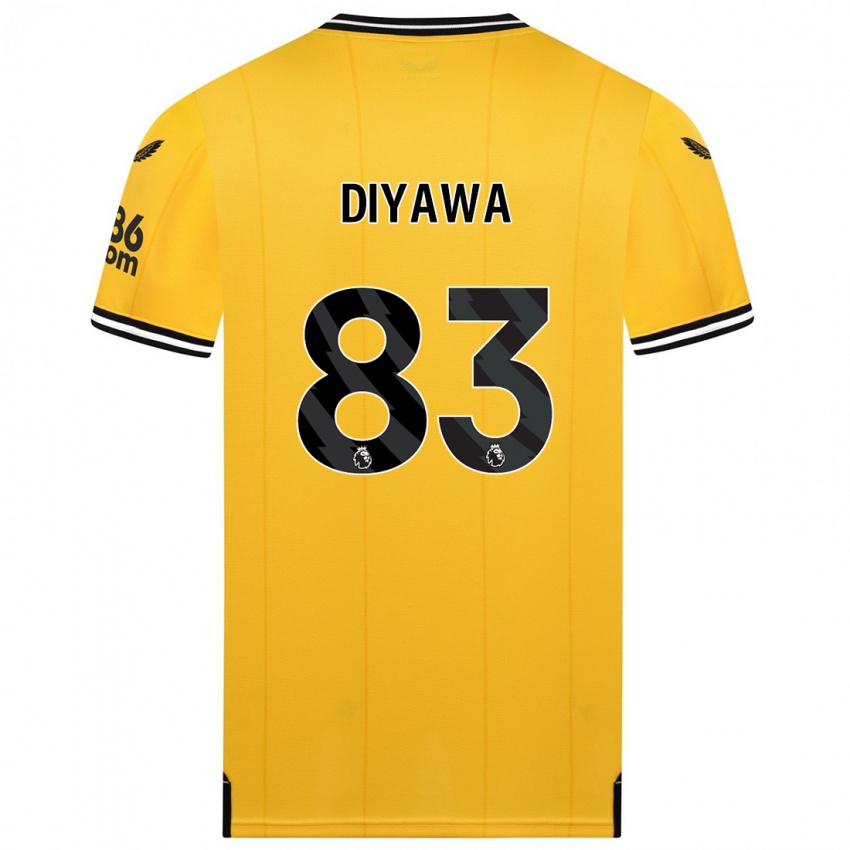 Damen Aaron Keto Diyawa #83 Gelb Heimtrikot Trikot 2023/24 T-Shirt Schweiz