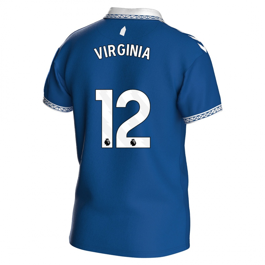 Damen Joao Virginia #12 Königsblau Heimtrikot Trikot 2023/24 T-Shirt Schweiz
