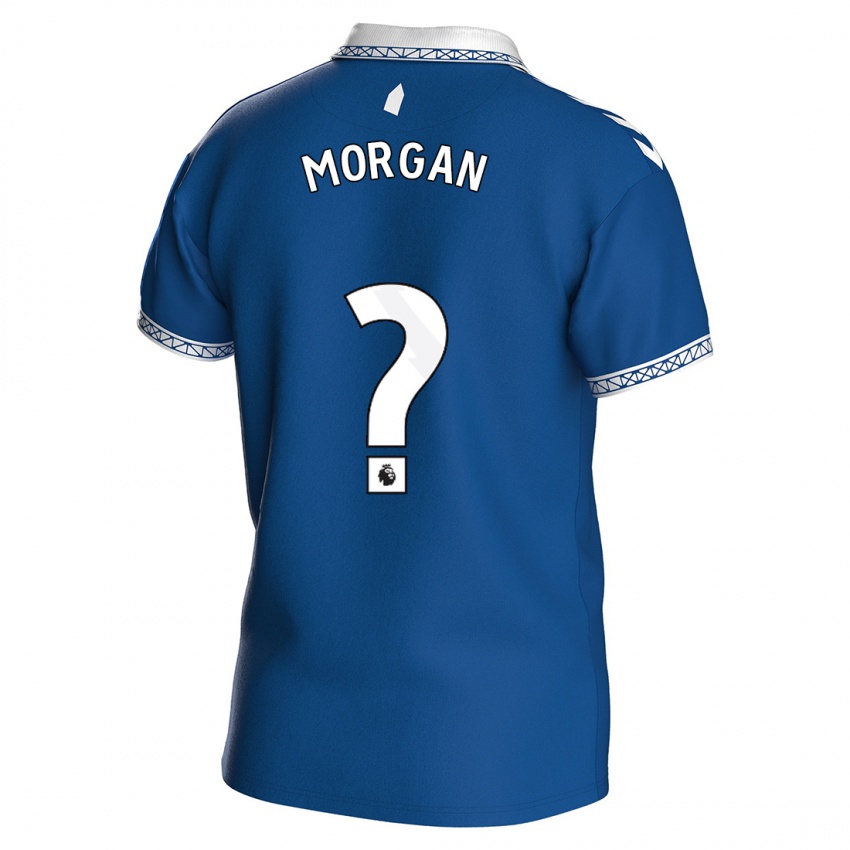 Femme Maillot George Morgan #0 Bleu Royal Tenues Domicile 2023/24 T-Shirt Suisse