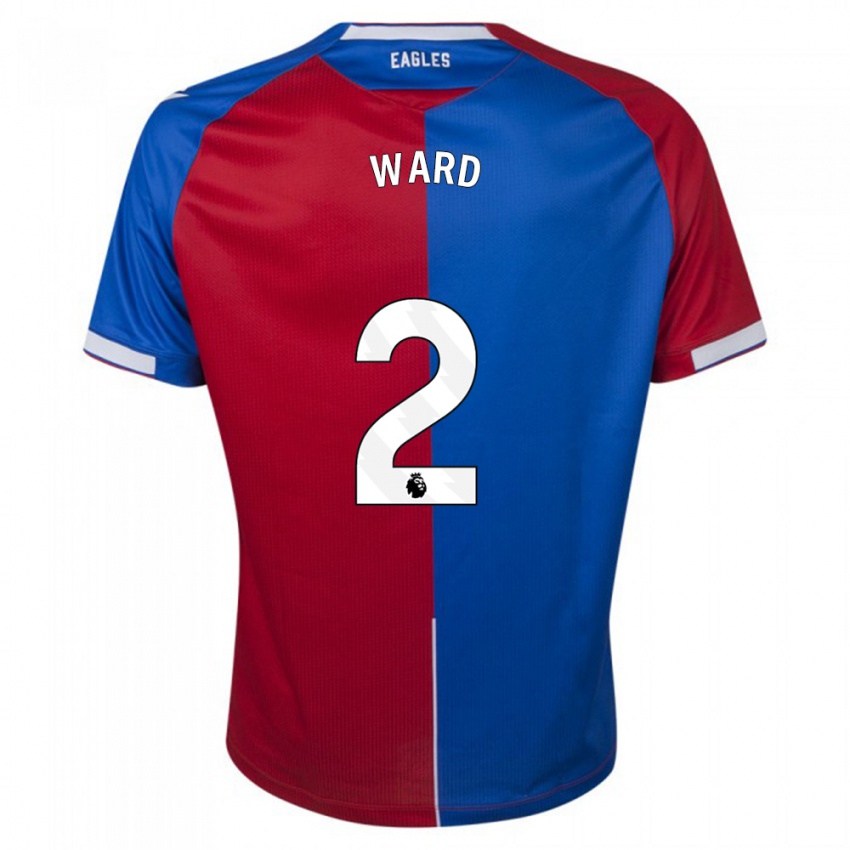 Damen Joel Ward #2 Rot Blau Heimtrikot Trikot 2023/24 T-Shirt Schweiz