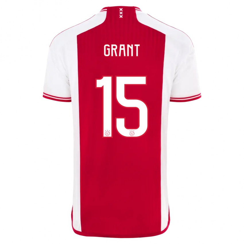 Damen Chasity Grant #15 Rot-Weiss Heimtrikot Trikot 2023/24 T-Shirt Schweiz