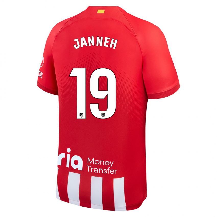 Damen Omar Janneh #19 Rot-Weiss Heimtrikot Trikot 2023/24 T-Shirt Schweiz