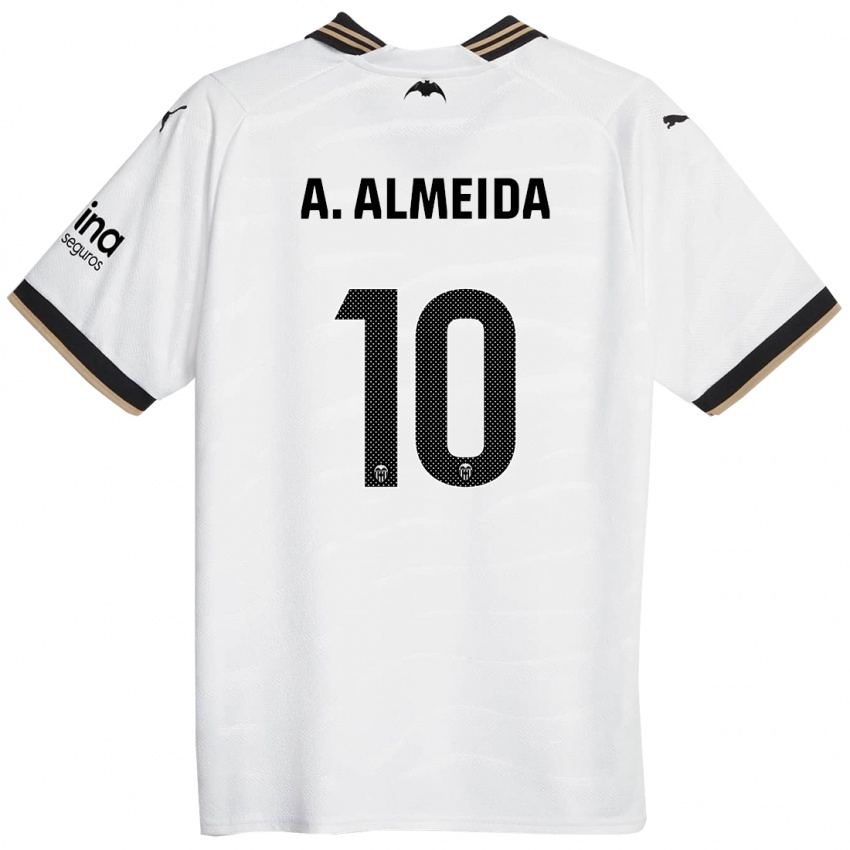 Damen André Almeida #10 Weiß Heimtrikot Trikot 2023/24 T-Shirt Schweiz