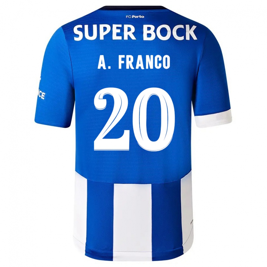 Damen Andre Franco #20 Blau Weiss Heimtrikot Trikot 2023/24 T-Shirt Schweiz