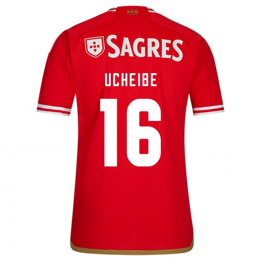 Femme Maillot Christy Ucheibe #16 Rouge Tenues Domicile 2023/24 T-Shirt Suisse