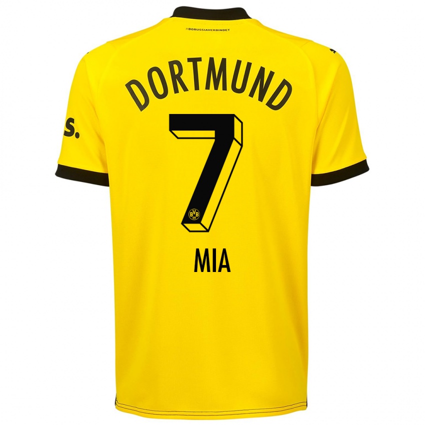 Damen Zschocke Mia #7 Gelb Heimtrikot Trikot 2023/24 T-Shirt Schweiz