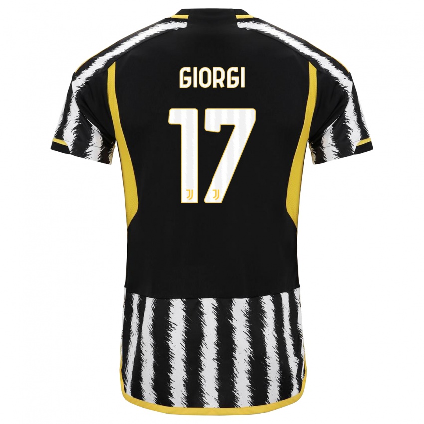 Damen Lorenzo Giorgi #17 Schwarz-Weiss Heimtrikot Trikot 2023/24 T-Shirt Schweiz