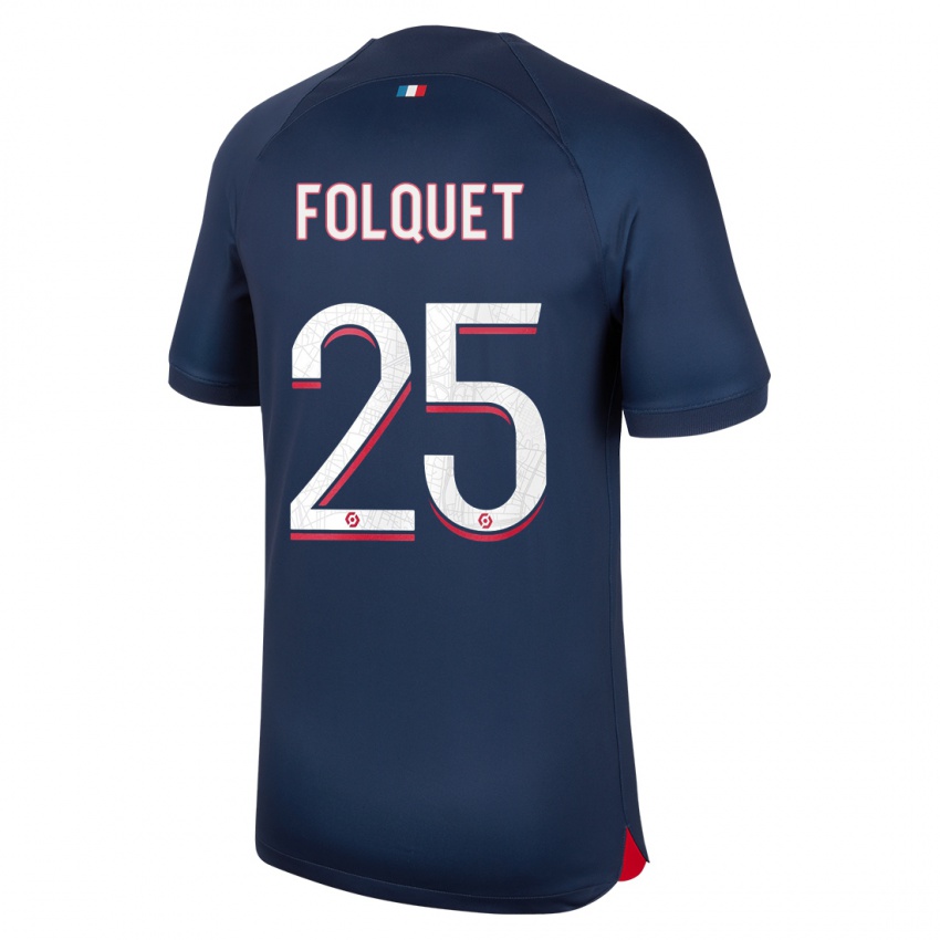 Damen Magnaba Folquet #25 Blau Rot Heimtrikot Trikot 2023/24 T-Shirt Schweiz