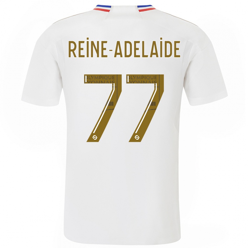 Femme Maillot Jeff Reine-Adelaide #77 Blanc Tenues Domicile 2023/24 T-Shirt Suisse