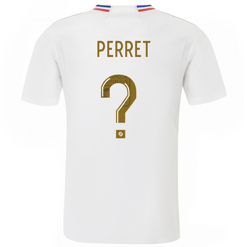 Damen Romain Perret #0 Weiß Heimtrikot Trikot 2023/24 T-Shirt Schweiz