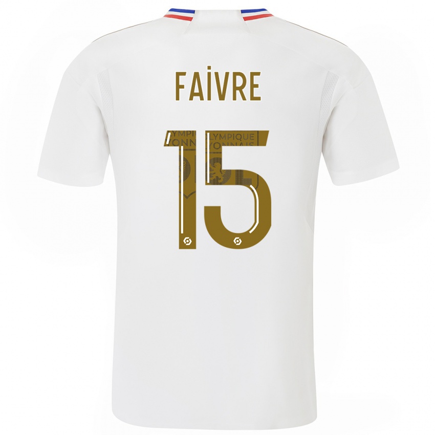 Damen Romain Faivre #15 Weiß Heimtrikot Trikot 2023/24 T-Shirt Schweiz