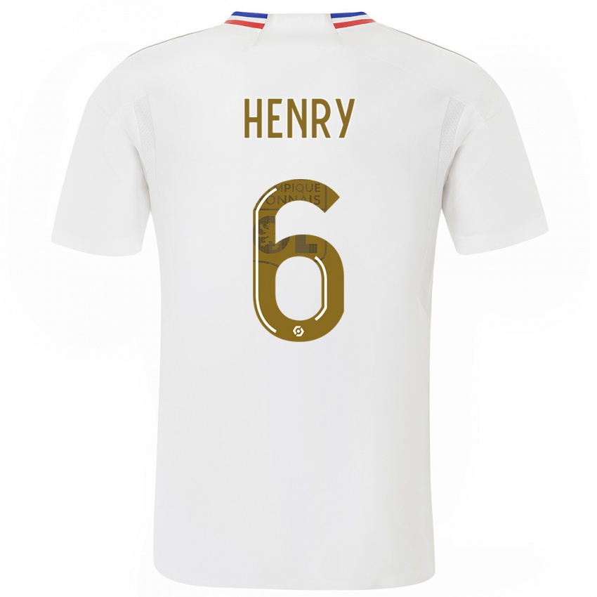 Damen Amandine Henry #6 Weiß Heimtrikot Trikot 2023/24 T-Shirt Schweiz