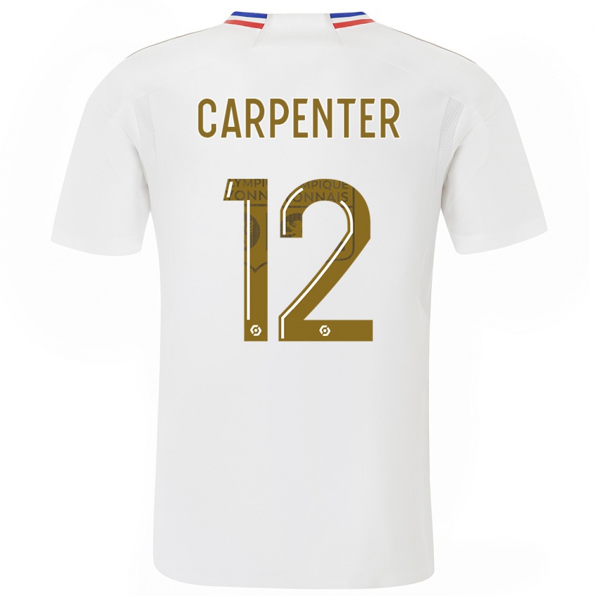 Damen Ellie Carpenter #12 Weiß Heimtrikot Trikot 2023/24 T-Shirt Schweiz