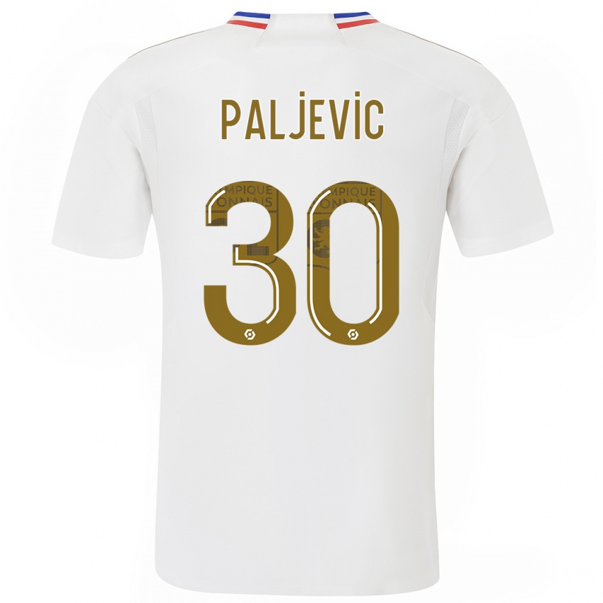 Femme Maillot Alyssia Paljevic #30 Blanc Tenues Domicile 2023/24 T-Shirt Suisse