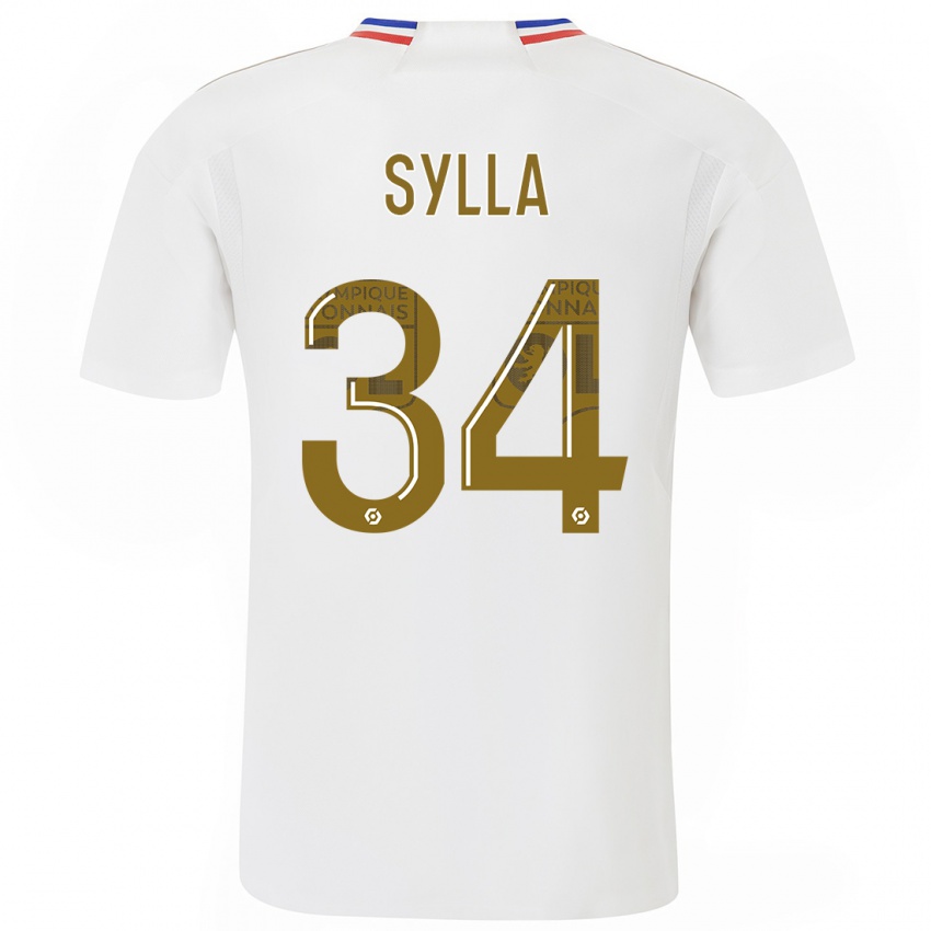 Damen Kysha Sylla #34 Weiß Heimtrikot Trikot 2023/24 T-Shirt Schweiz