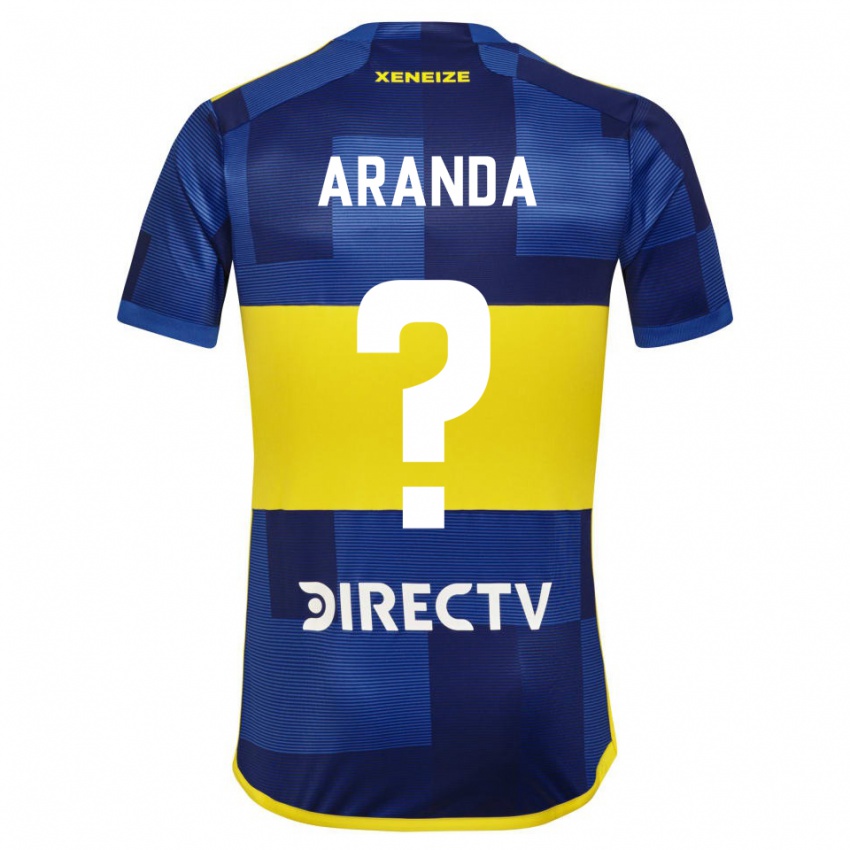 Damen Gabriel Aranda #0 Dunkelblau Gelb Heimtrikot Trikot 2023/24 T-Shirt Schweiz