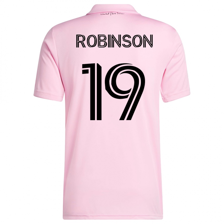 Femme Maillot Robbie Robinson #19 Rose Tenues Domicile 2023/24 T-Shirt Suisse