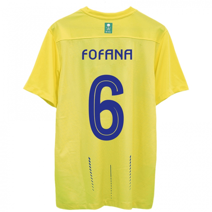 Damen Seko Fofana #6 Gelb Heimtrikot Trikot 2023/24 T-Shirt Schweiz