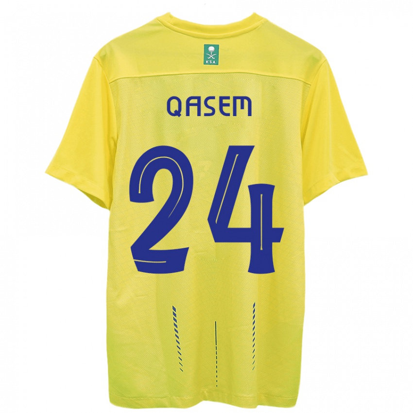 Damen Mohammed Qasem #24 Gelb Heimtrikot Trikot 2023/24 T-Shirt Schweiz