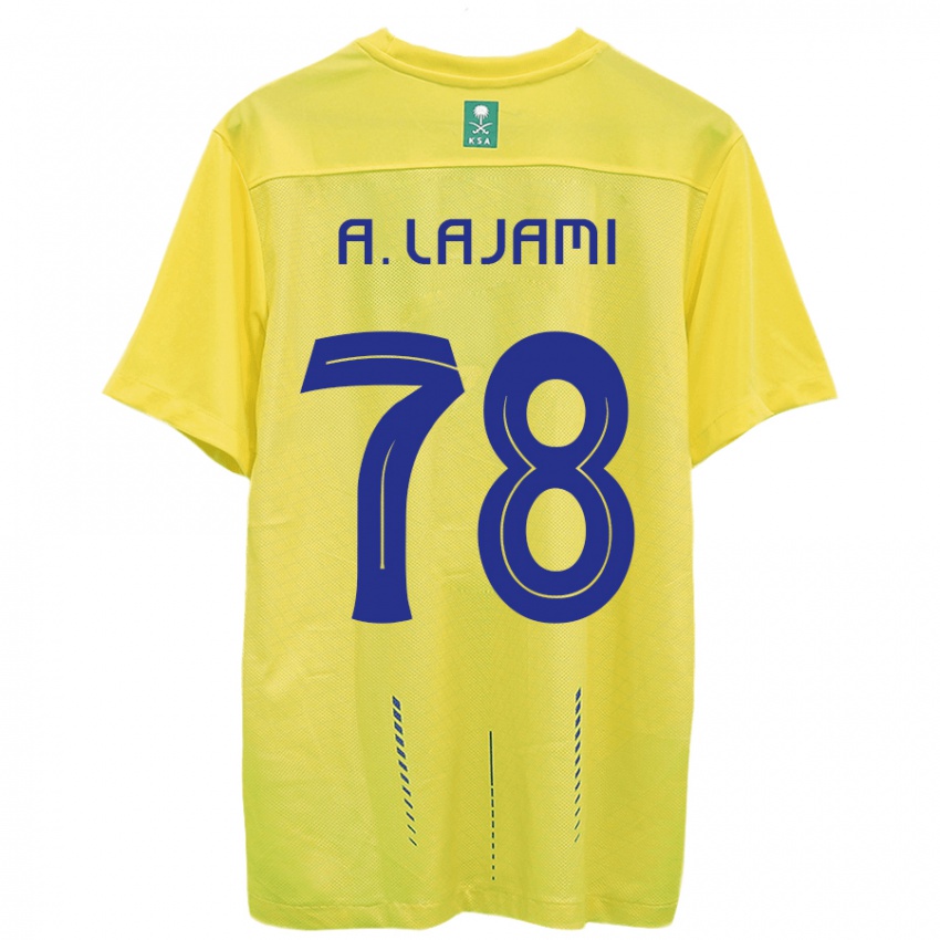 Damen Ali Lajami #78 Gelb Heimtrikot Trikot 2023/24 T-Shirt Schweiz