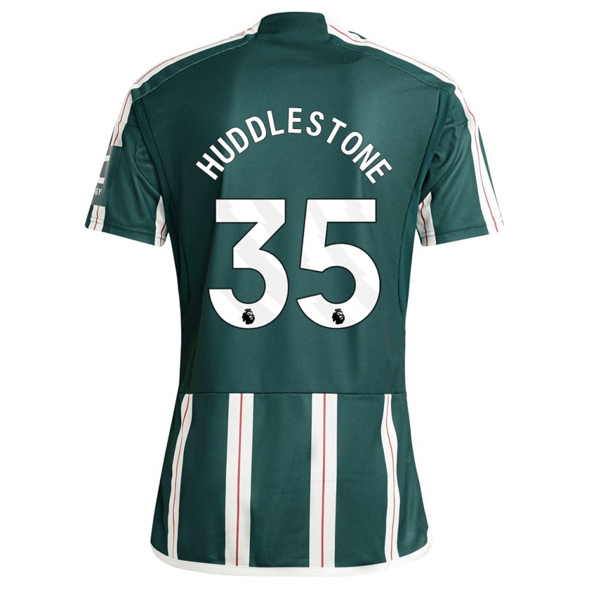 Damen Tom Huddlestone #35 Dunkelgrün Auswärtstrikot Trikot 2023/24 T-Shirt Schweiz