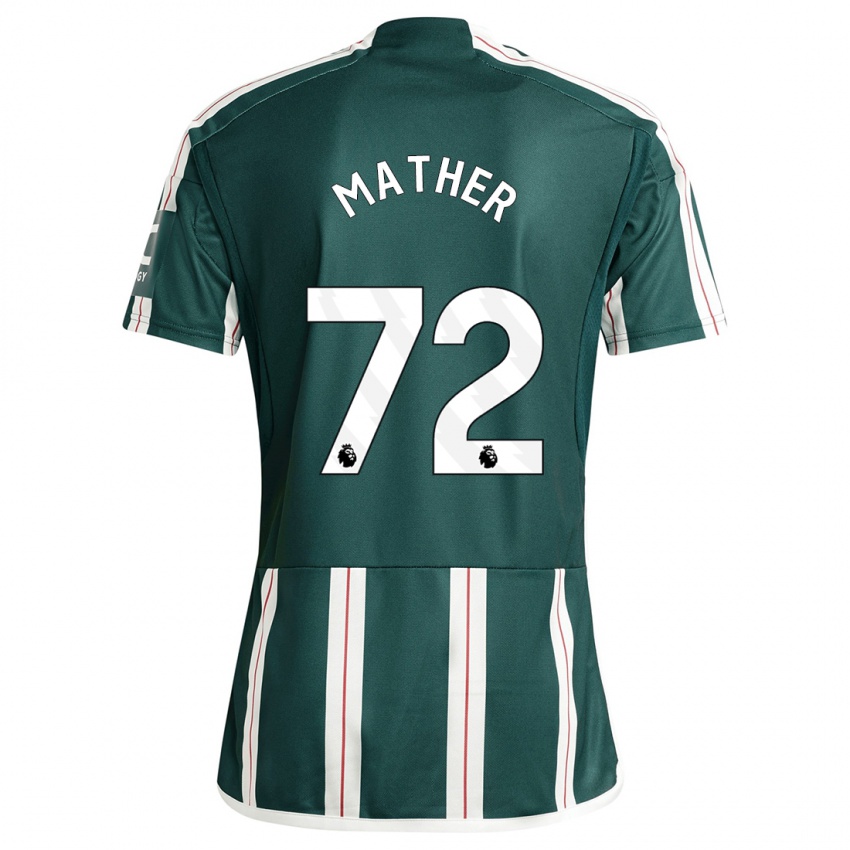 Damen Sam Mather #72 Dunkelgrün Auswärtstrikot Trikot 2023/24 T-Shirt Schweiz
