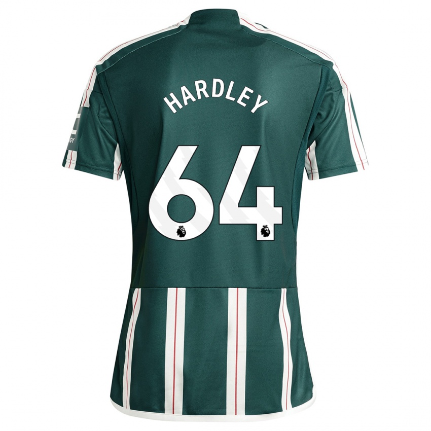 Damen Bjorn Hardley #64 Dunkelgrün Auswärtstrikot Trikot 2023/24 T-Shirt Schweiz