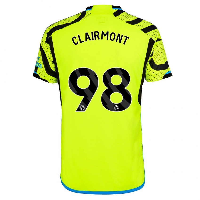 Damen Reece Clairmont #98 Gelb Auswärtstrikot Trikot 2023/24 T-Shirt Schweiz