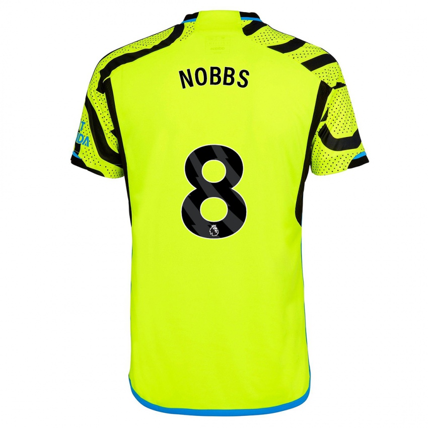 Damen Nobbs #8 Gelb Auswärtstrikot Trikot 2023/24 T-Shirt Schweiz