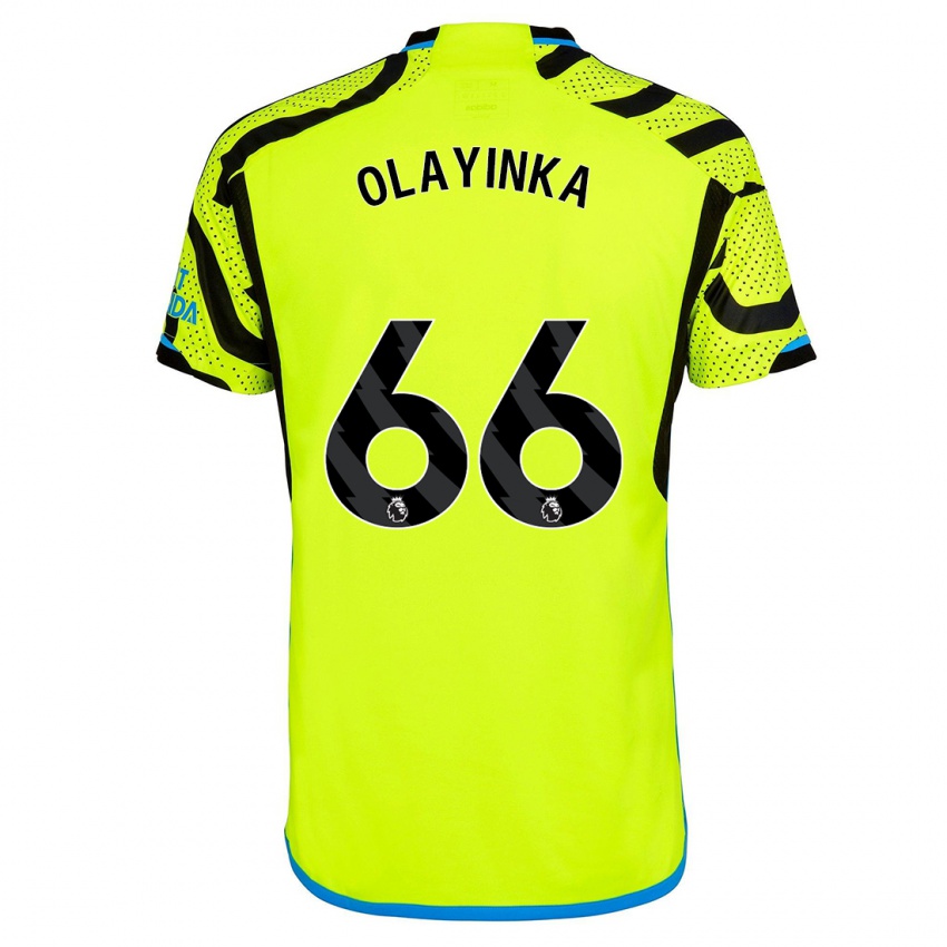 Damen James Olayinka #66 Gelb Auswärtstrikot Trikot 2023/24 T-Shirt Schweiz