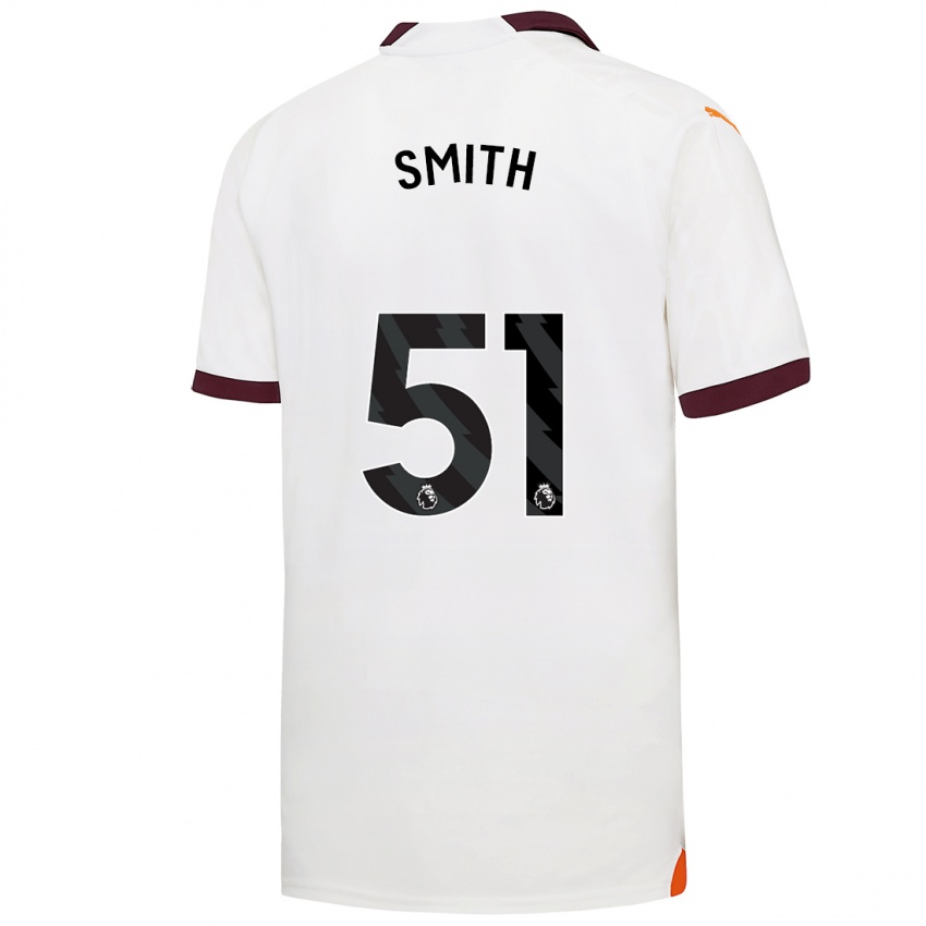 Damen Isaac Smith #51 Weiß Auswärtstrikot Trikot 2023/24 T-Shirt Schweiz