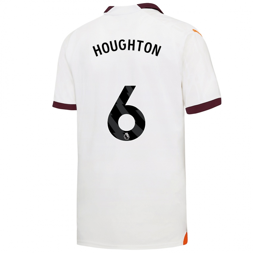Damen Steph Houghton #6 Weiß Auswärtstrikot Trikot 2023/24 T-Shirt Schweiz