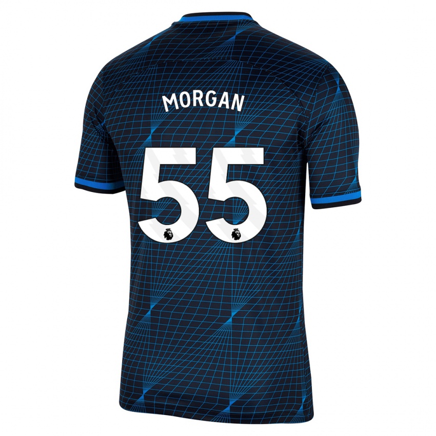 Damen Jimmy-Jay Morgan #55 Dunkelblau Auswärtstrikot Trikot 2023/24 T-Shirt Schweiz