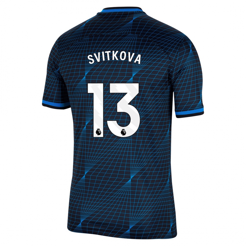 Damen Katerina Svitkova #13 Dunkelblau Auswärtstrikot Trikot 2023/24 T-Shirt Schweiz