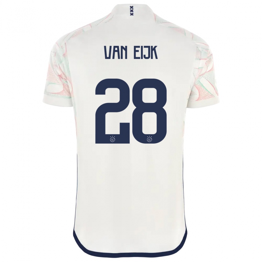 Damen Regina Van Eijk #28 Weiß Auswärtstrikot Trikot 2023/24 T-Shirt Schweiz