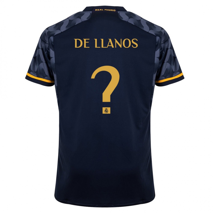 Damen Hugo De Llanos #0 Dunkelblau Auswärtstrikot Trikot 2023/24 T-Shirt Schweiz