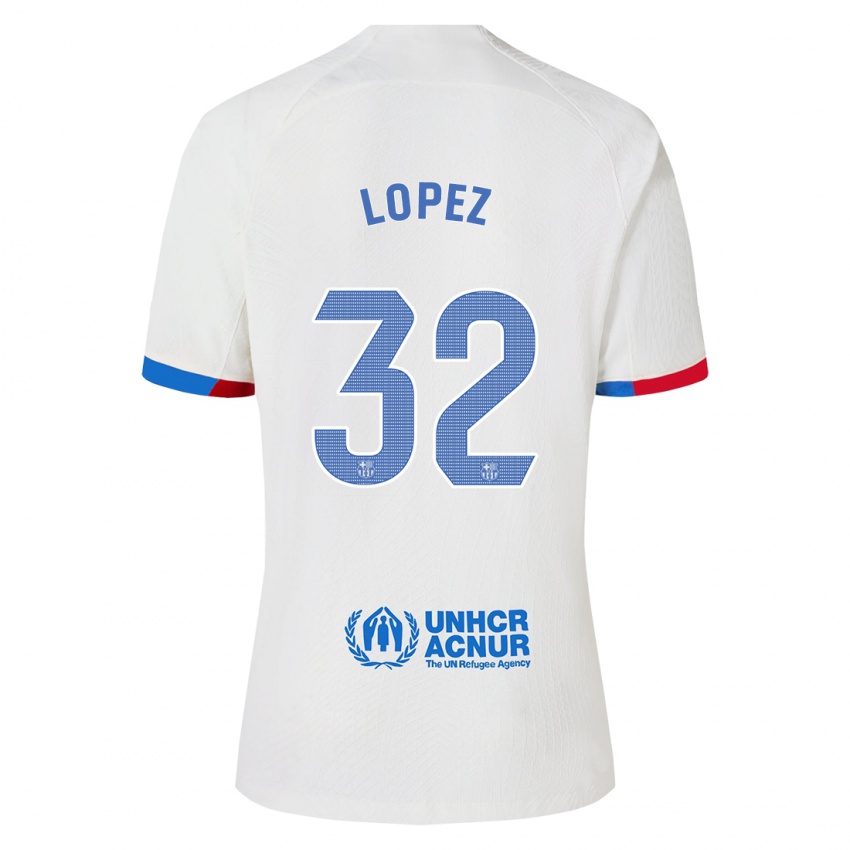 Damen Fermin Lopez #32 Weiß Auswärtstrikot Trikot 2023/24 T-Shirt Schweiz