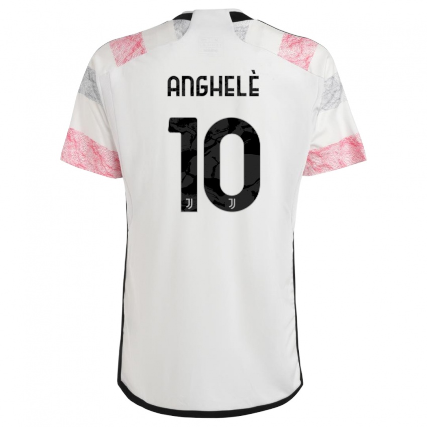 Damen Lorenzo Anghelè #10 Weiß Rosa Auswärtstrikot Trikot 2023/24 T-Shirt Schweiz