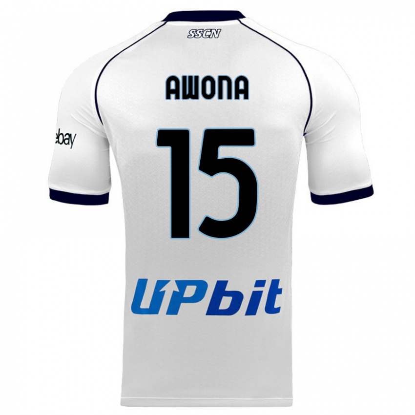 Damen Aurelle Awona #15 Weiß Auswärtstrikot Trikot 2023/24 T-Shirt Schweiz
